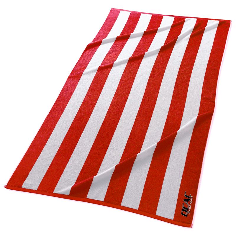 Beach Towel - Red/White