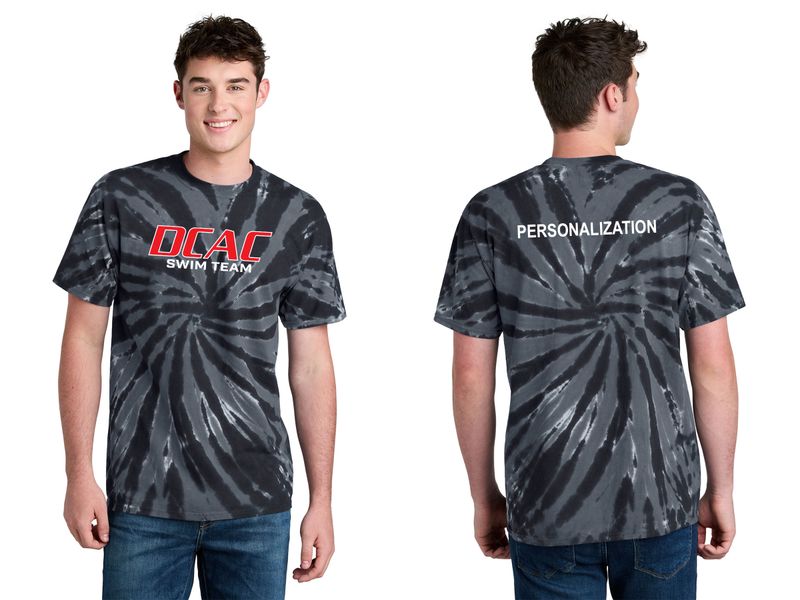 Cotton Tie Dye Shirt - Black (Adult and Youth Sizes)
