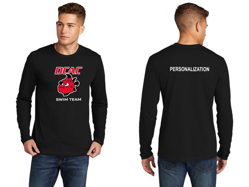 Next Level Soft Cotton Long Sleeve Tee - Black