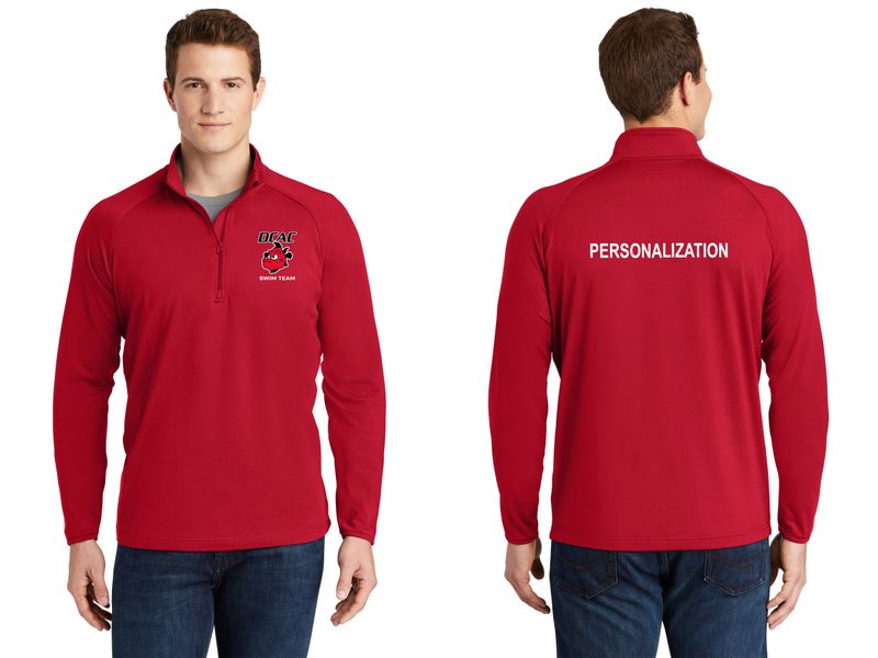 Sport Tek 1/4 Zip - Red
