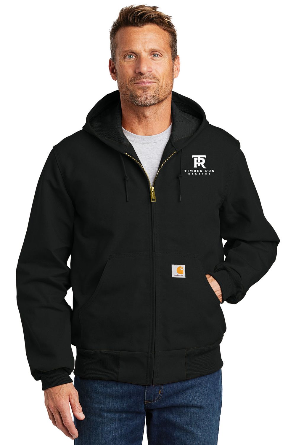 Carhartt Thermal-Lined Duck Active Jac- Black, Navy