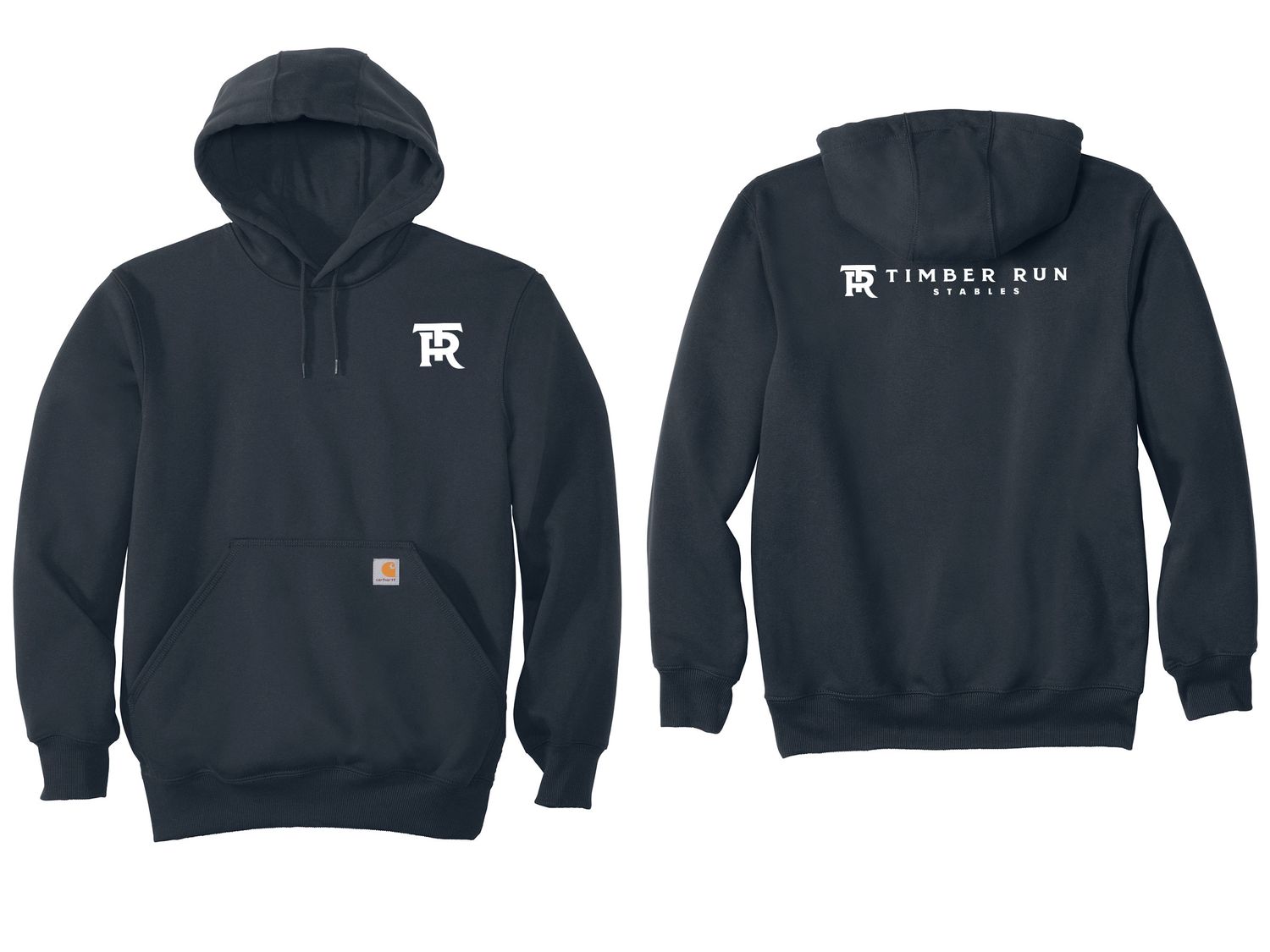 Carhartt Rain Defender Paxton Heavyweight Hooded Sweatshirt- Navy, Black, Carbon Heather