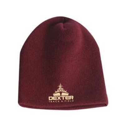 Knit Beanie - Black or Maroon