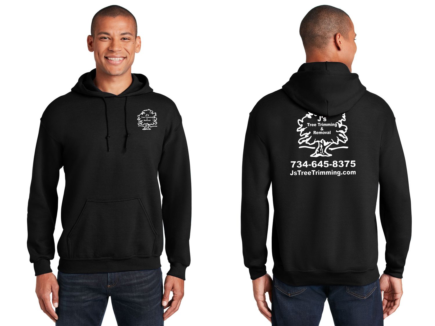 Youth Gilden Unisex Heavy Blend Cotton Hooded Sweatshirt- Black, Royal, Safety Green