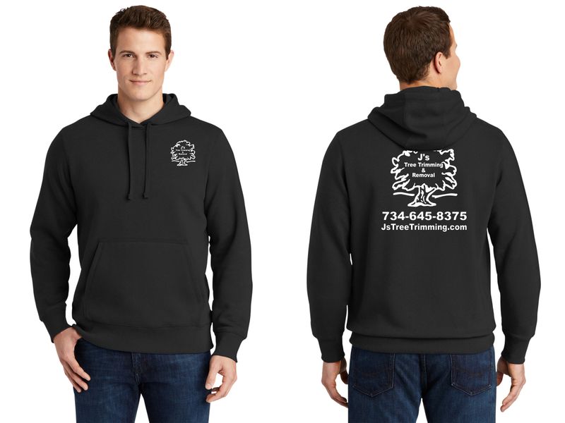 Adult Pullover Hooded Sweatshirt- Black or Royal