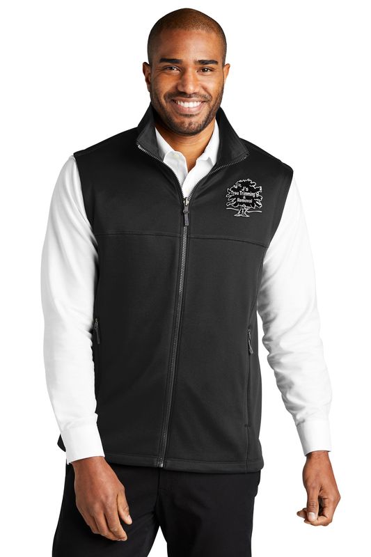 Collective Smooth Fleece Vest- Black, Grey