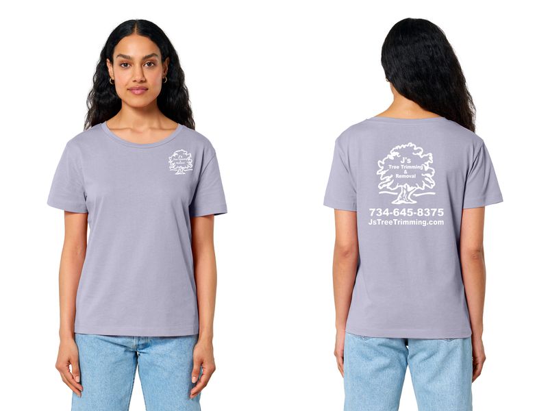 Women’s Stella Serena Scoop Neck Tee- Black, Lavender, Grey, Navy