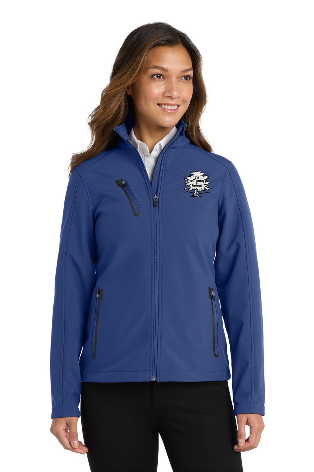 Women's Soft Shell Jacket - Black, Grey, Royal, Navy