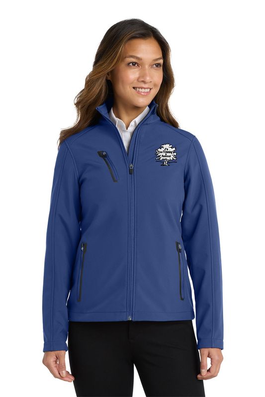 Women's Soft Shell Jacket - Black, Grey, Royal, Navy