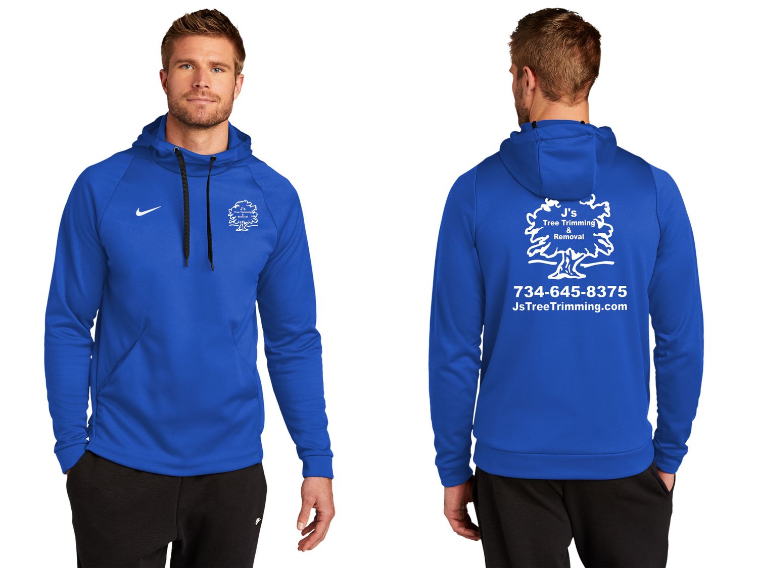 Nike Therma Pullover Fleece Hoodie- Royal