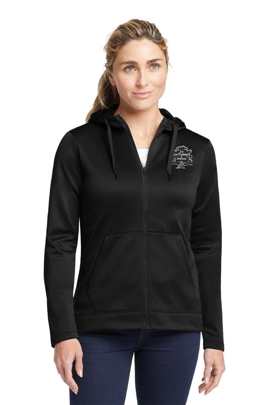Nike Ladies Therma-FIT Full-Zip Fleece Hoodie- Black or Game Royal