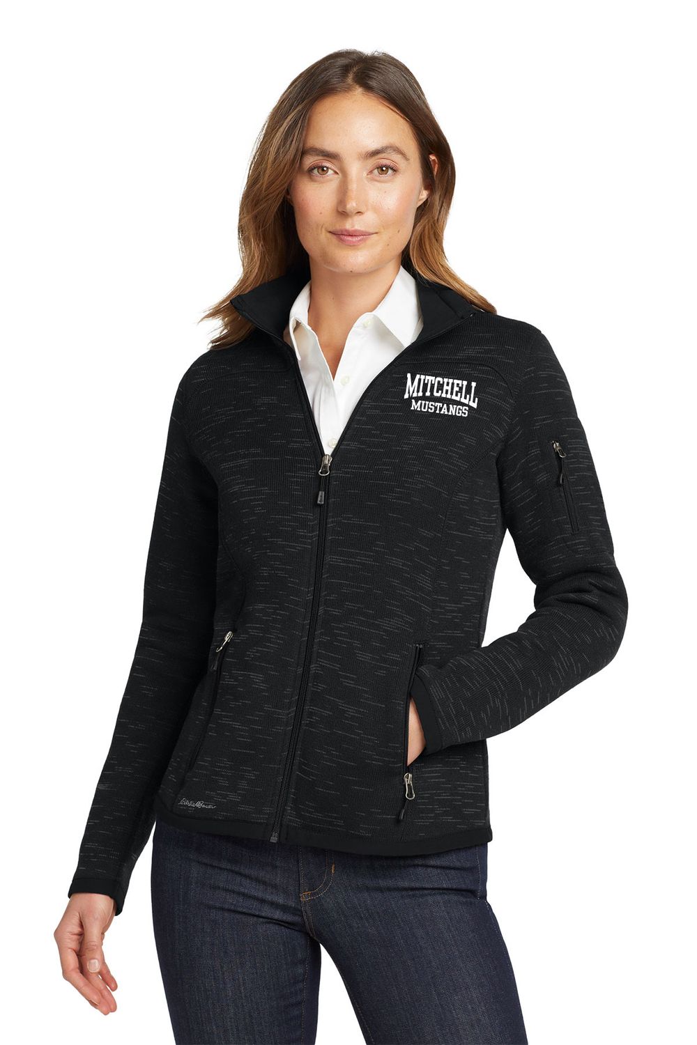 NEW Eddie Bauer Women&#39;s Sweater Fleece- Black, Grey, Navy