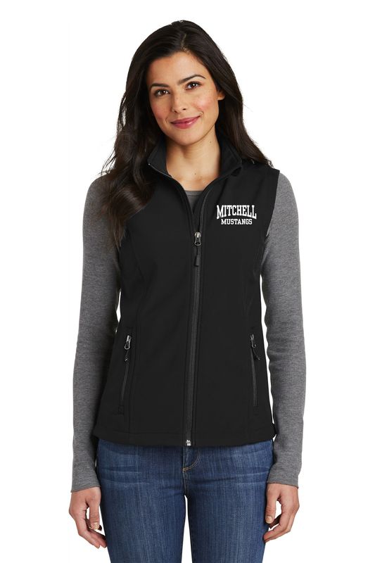 NEW Ladies Core Soft Shell Vest - Black, Dark Grey, Navy, White