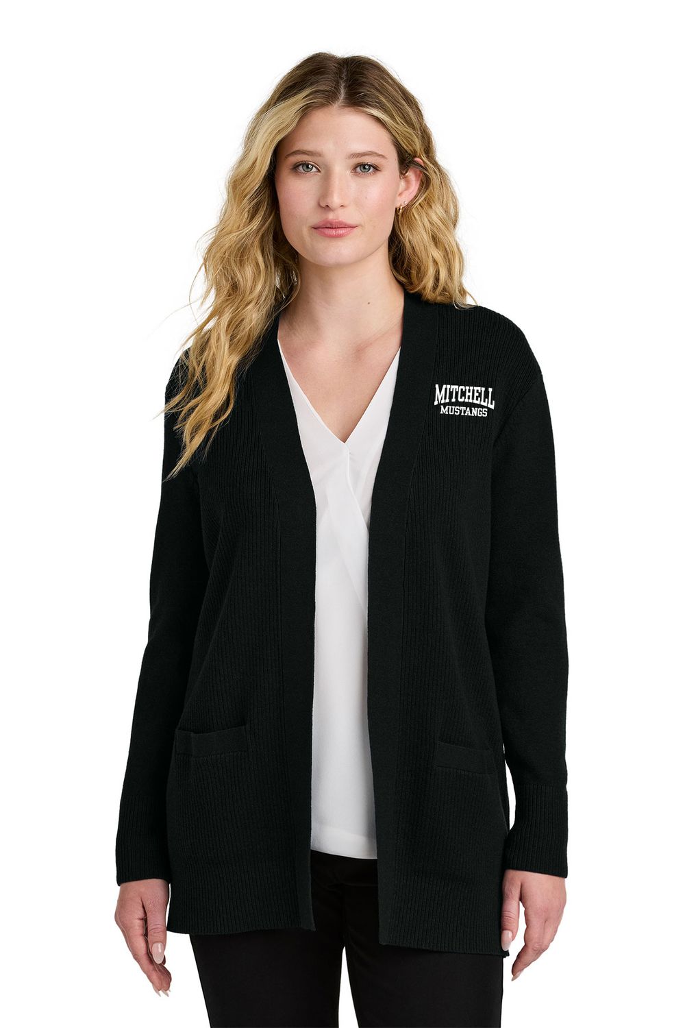 NEW Ladies Open Front Cardigan Sweater - Black, Heather Grey, Navy, Oatmeal