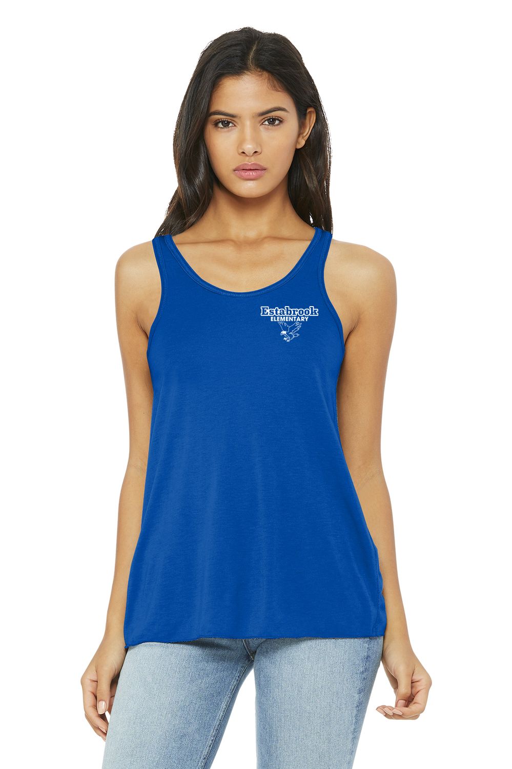 Bella+Canvas Women’s Racer Back Tank - Royal, Heather Grey, White