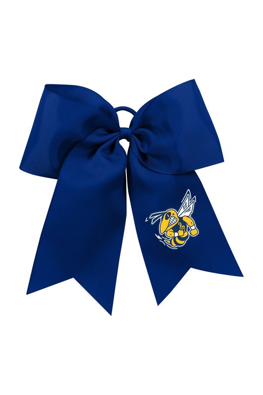 Hair Bow- Navy