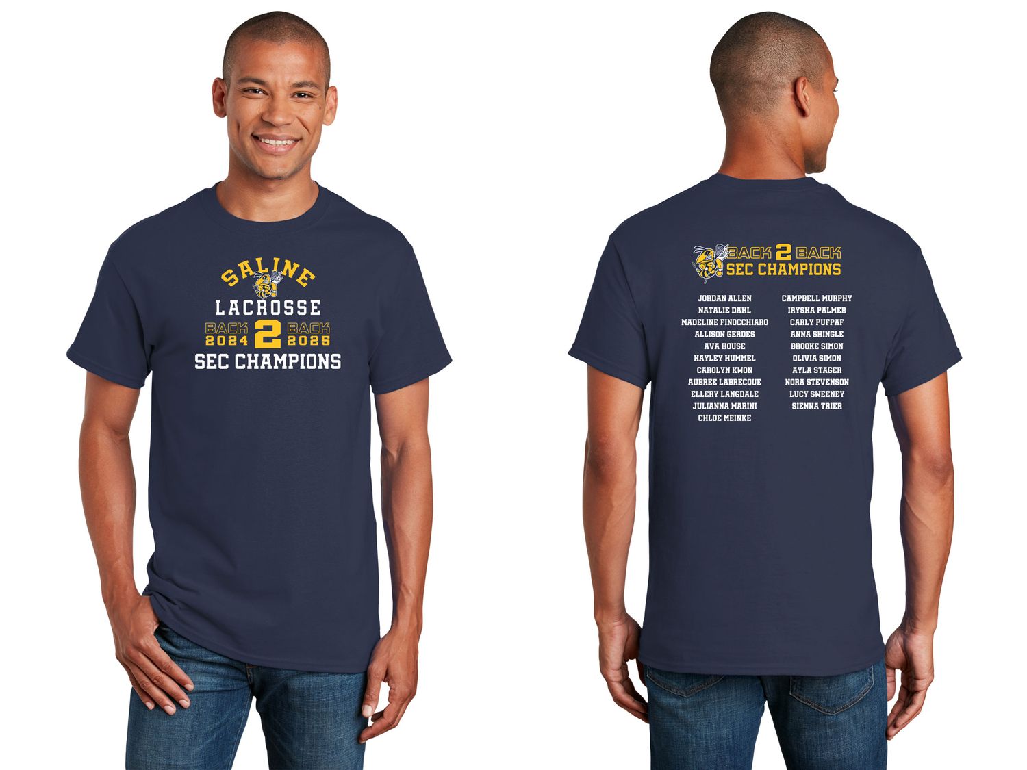 Championship T-Shirt: Unisex Basic Cotton Tee - Navy