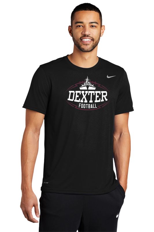 (OPTIONAL NIKE PLAYER PACK ITEM) Nike Performance Short Sleeve Tee (Youth Sizes Available) - Black