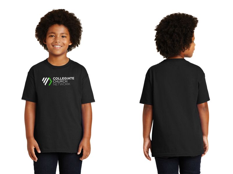 Youth Soft Cotton Short Sleeve T-Shirt- Black, Sport Grey, White