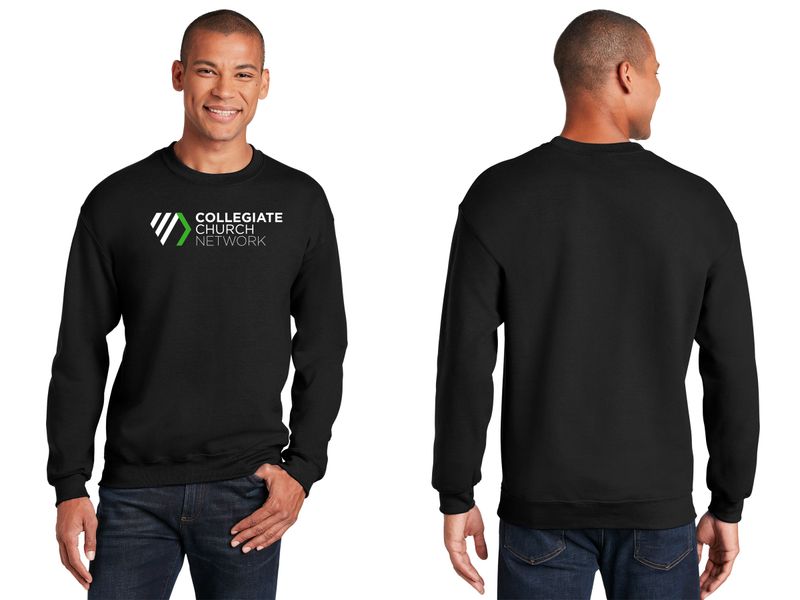 Adult Heavy Blend Crewneck Sweatshirt- Black, Sport Grey, White