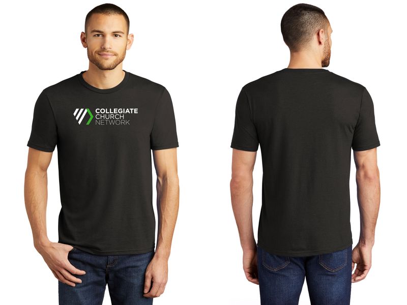 District Perfect Tri T-shirt - Heathered Grey, Black, White