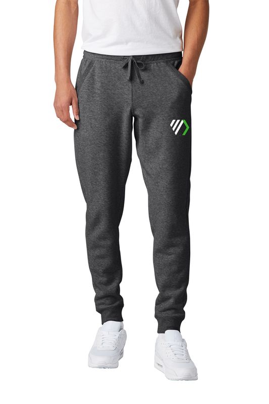 Unisex Drive Fleece Jogger-Dark Heather Grey, Black