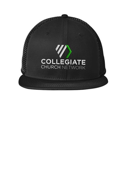 New Era Standard Fit Snapback Trucker Cap- Black, Grey