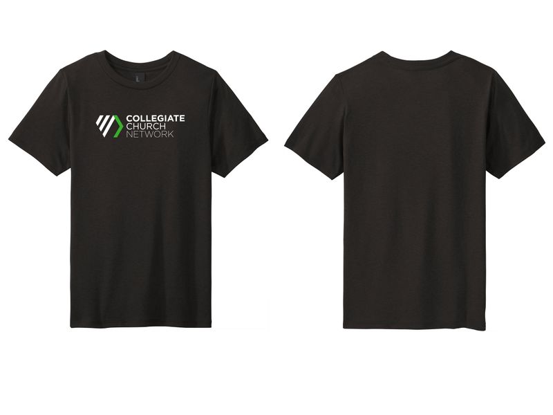 District Youth Perfect Tri Tee- Black, Grey Frost, White