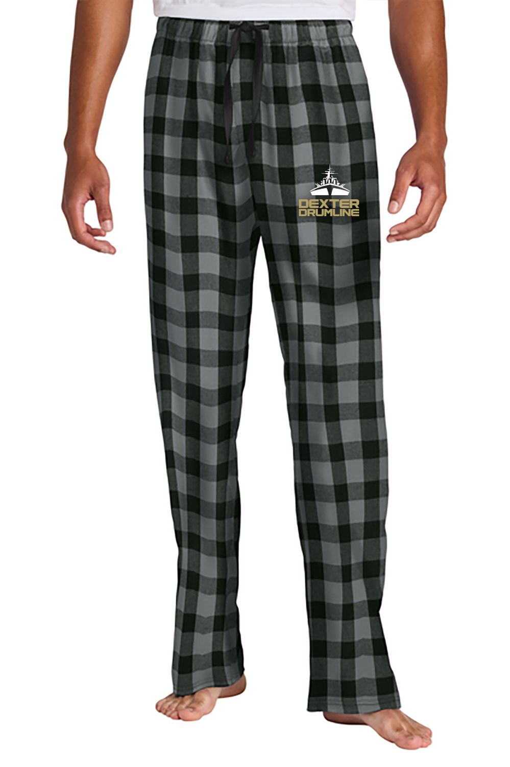 Unisex Flannel Plaid Pant -Black, Grey/Black, Black/White