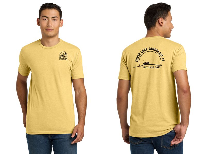 2025 Unisex Next Level Short Sleeve Tee- Yellow