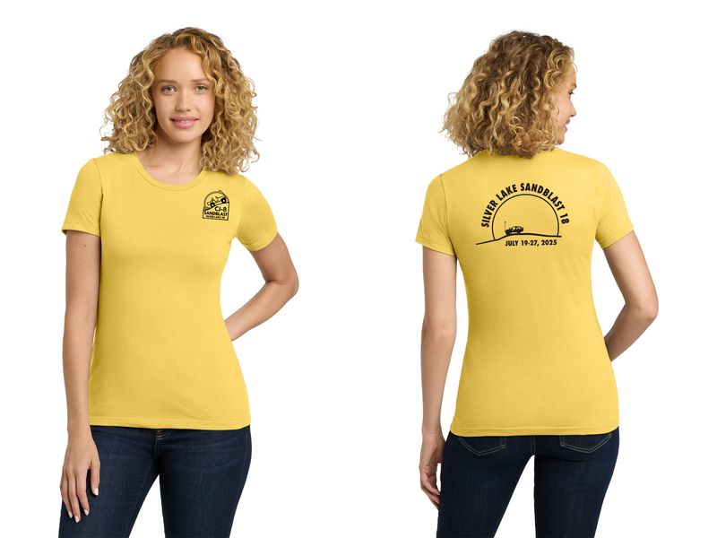 2025 Next Level Ladies Soft Cotton Tee- Yellow