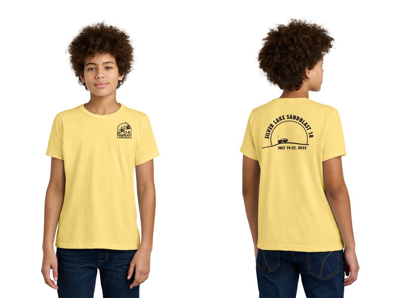 2025 Next Level Youth CVC Cotton Tee - Yellow