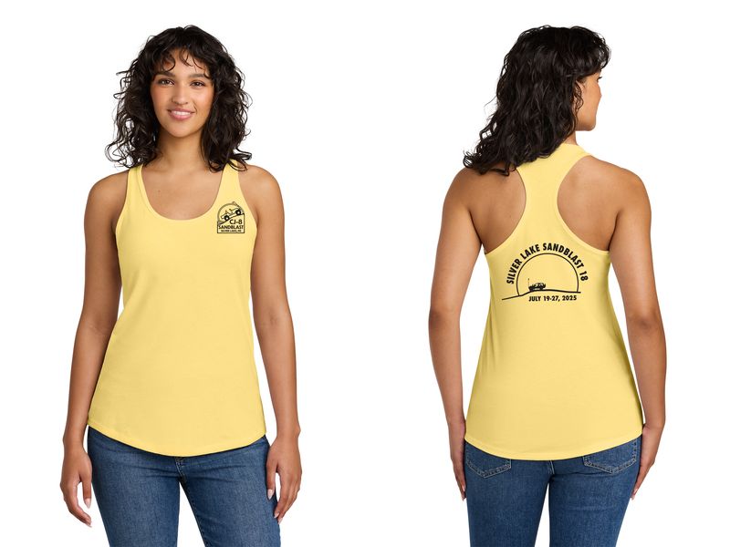 2025 Next Level Ladies' Ideal Racerback Tank-Yellow