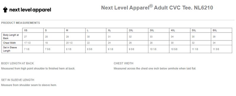 Unisex Next Level Short Sleeve Tee - Royal