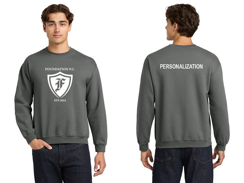 NEW Adult Heavy Blend Crewneck Sweatshirt- Black, Charcoal, Sport Grey, Maroon