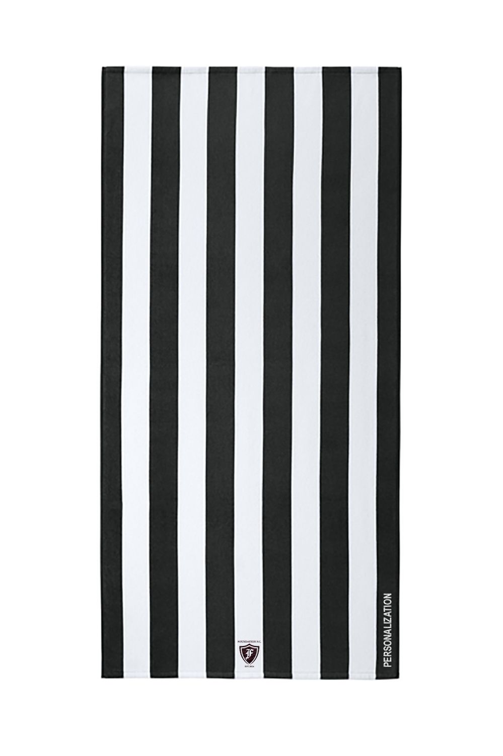 NEW Cabana Stripe Beach Towel - Black, Graphite