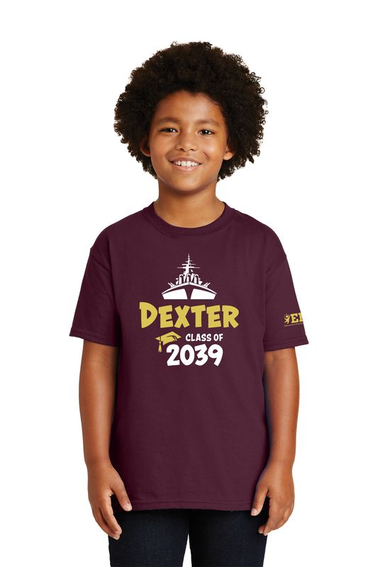 2039 KIT- Includes Maroon Youth Cotton Short Sleeve Tee, Yard Sign, Magnet