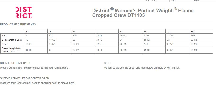 Women’s Perfect Weigh Fleece Cropped Crew- Black Women’s Perfect Weigh Fleece Cropped Crew- Black