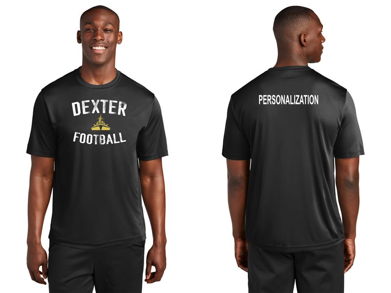 Short Sleeve Performance T- Black, Maroon