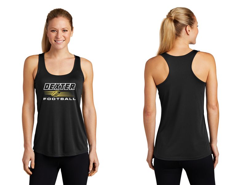 Sport-Tek Ladies Performance Racerback Tank-Black