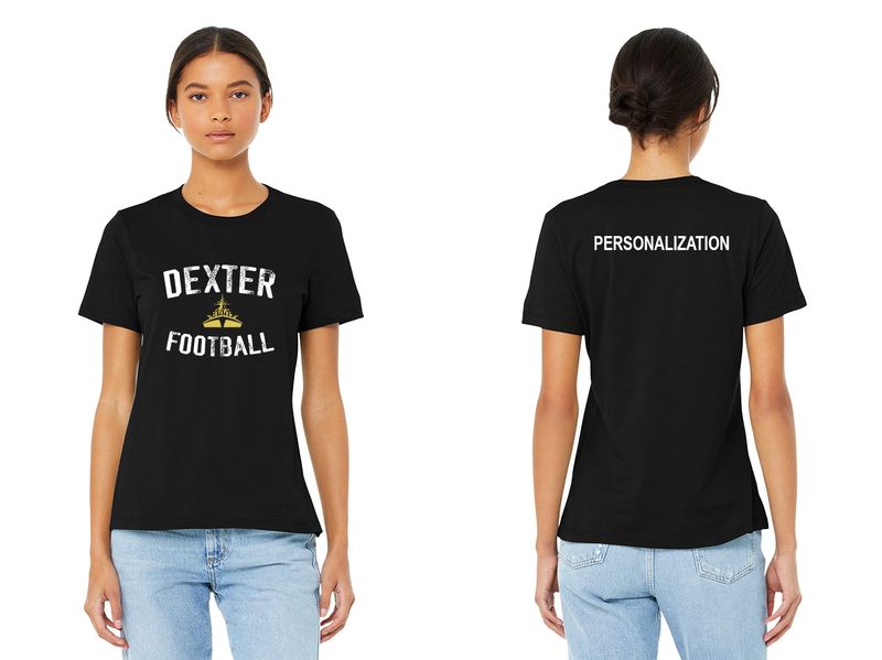 Women's Relaxed Jersey Short Sleeve Tee- Black, Maroon