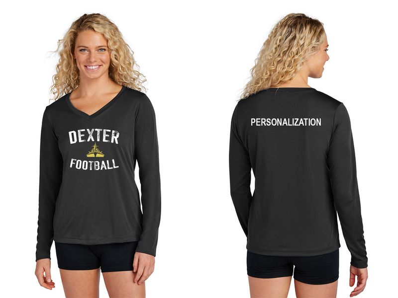 Women's Long Sleeve Performance T- Black