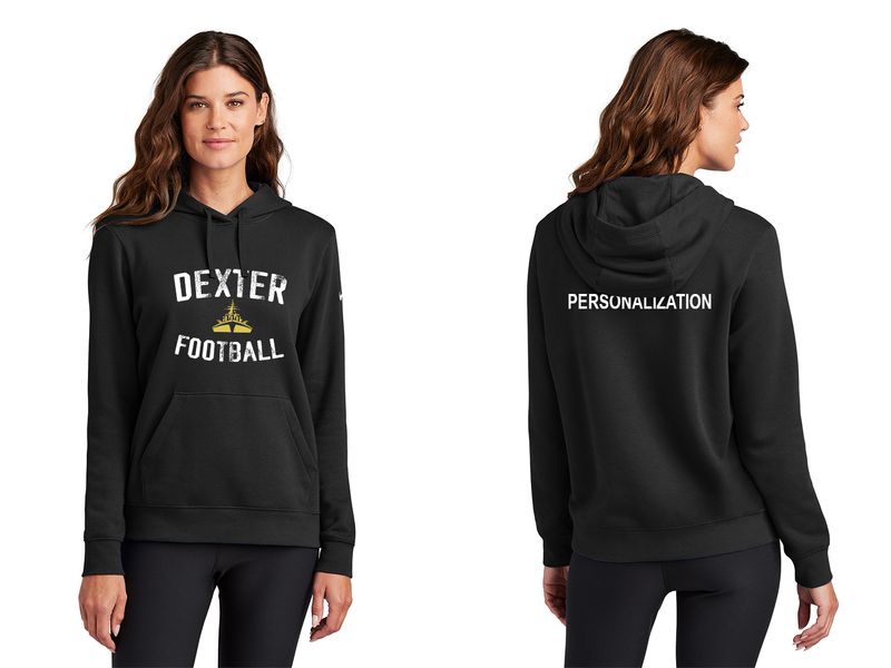 Nike Women's Cotton Fleece Hooded Sweatshirt - Black