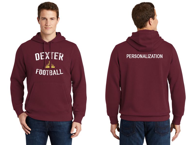 Sport Tek Cotton Blend Hood - Black, Maroon