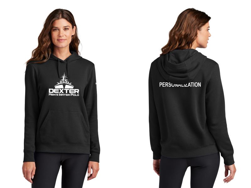 Nike Women's Cotton Fleece Hooded Sweatshirt - Black