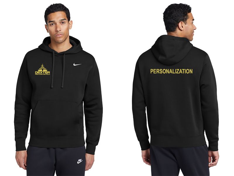 OPTIONAL TEAM GEAR: Adult Nike Club Fleece Pullover Hoodie- Black