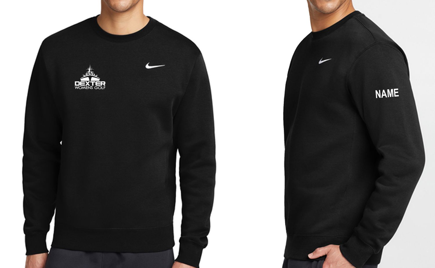 [OPTIONAL TEAM GEAR] Nike Club Fleece Crew-Black