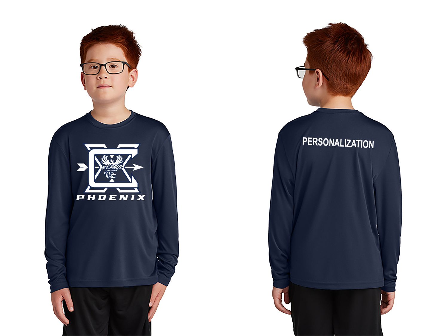 Cross Country Warm Up- Long Sleeve (Adult and Youth sizes)- Navy