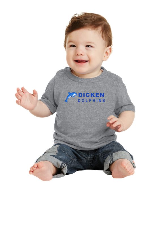 Port & Company Infant Tee- Grey, White