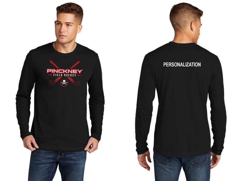 Adult Next Level Apparel Cotton Long Sleeve Tee- Black